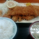 豚菜 - 豚菜　チキンかつ定食（ダブル）