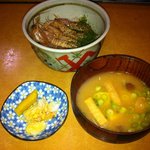 すゑ膳 - しゃこ飯・・・・青海苔がふられてます。