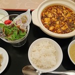 赤坂 四川飯店 - 陳麻婆豆腐ランチ　1,300円