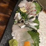 魚～ずまん - 刺身3種盛り1680円