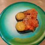 すし江戸 - サーモンユッケ