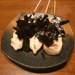 とり焼 番鳥 - ササミ柚子胡椒　１串１５０円