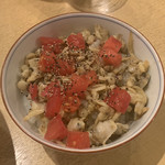 饗 くろ喜 - 浅利トマト飯（200円） 2018.11