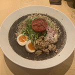 饗 くろ喜 - 地鶏あぶらそば（1,300円） 2018.11