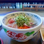 Resutoran Aosa - ［2018/11］海鮮丼(1300円)・表側