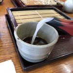 和泉庵わかや - 蕎麦湯