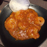 中国菜家 桃花片 - エビのチリソース煮込み