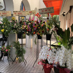 鯛白湯らーめん ○de▽ - 名店からのお花♪