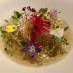 ラ カンロ - Carpaccio ：甘鯛 セロリ