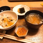 蒼穹 - キノコの御飯　イクラ添え