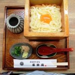 喜楽庵 - 釜玉うどん　750円