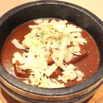 Cow tongue stew lunch