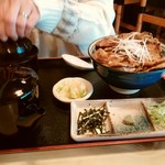 炭火焼豚丼 松風 - 豚丼（並）850円+茶漬セット200円