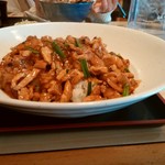 炭火焼豚丼 松風 - スタミナあんかけ丼750円