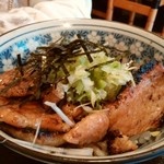 炭火焼豚丼 松風 - 豚丼（並）850円+茶漬セット200円
