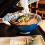 炭火焼豚丼 松風 - 豚丼（並）850円+茶漬セット200円