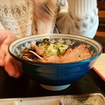 炭火焼豚丼 松風 - 豚丼（並）850円+茶漬セット200円