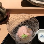 にい留 - カワハギの昆布締めに肝