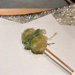 にい留 - 銀杏・絹サヤ・銀杏