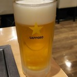 千房 - 生ビール