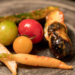 【季節のお野菜キムチ]