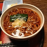 まる久 - かけ蕎麦アップ