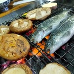 鱒も付いてくる豪華セット