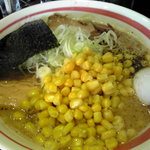 ラーメン長山 - コーン入り