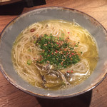 キタのみかん - ボクの好きな、〆の「奄美風そうめん」。注:ラーメン屋さんではありません。