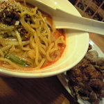 かつぎや - 排骨坦々麺