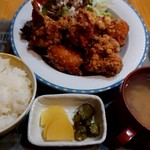 どんぐり食堂 - 唐揚げ定食