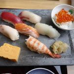 Sushi Tama Kagari Tempura Tama Koromo - 寿司(アップ）