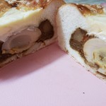 ほっぺ - 煮たまごカレー断面