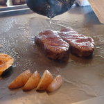 ステーキ・鉄板料理和かな - 生唾ゴックン。