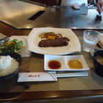 ステーキ・鉄板料理和かな - 国産牛ロースステーキランチ　１５００円