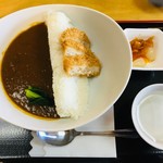 熊の川温泉ちどりの湯 - 嘉瀬川ダムカレー530円