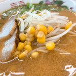 安西製麺所 - 味噌ラーメン：この王道スタイルが安心しますね＾＾