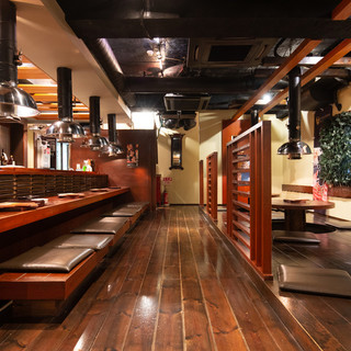 The spacious interior is recommended for dates and small parties.