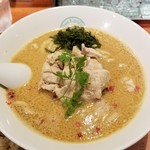 麺屋 六感堂 - ウニチッキンヌードル(白湯version)