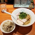 麺屋 六感堂 - 煮干和えそば＋チャコ飯