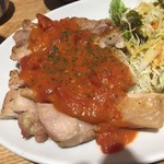 舞洲食堂 - チキンステーキ！大きさが半端ないです！