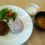 旬楽膳 - ハンバーグ+サラダバー（ランチ）