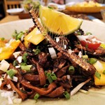 自然派中華 クイジン - 秋刀魚のスモーク､焦がし葱和えそば　