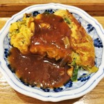自然派中華 クイジン - こだわりランチ　副菜　烏賊と高菜の玉子焼き