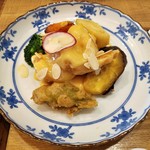 自然派中華 クイジン - こだわりランチ　週替りの主菜　彩り野菜の海老マヨ