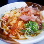 きしめん 住よし - オツユ、グラグラ煮立って。