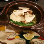 馬車道 大かわ - 松茸と白身と帆立