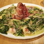 自然派中華 クイジン - おじさんの網脂巻 チシャトウの餡掛け　