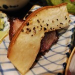 自然派中華 クイジン - 前菜　豚バラ叉焼、焼ラ フランス添え