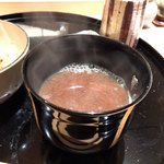 にい留 - 【味噌汁　蜆】立派な蜆は伊勢湾と仰ってました、これからは十三湖ものになるとか。